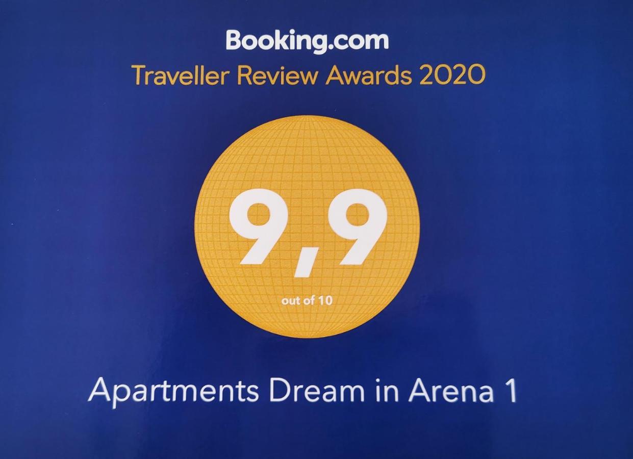 Apartments Dream In Arena 1 Pula Center Free Parking المظهر الخارجي الصورة
